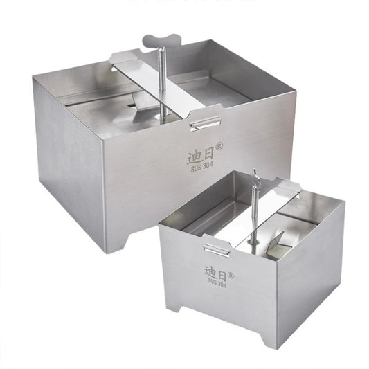 Tofu Press Cheese Making Molds Maker Food Grade Stainless Steel Mold Mould Curd Tool Soybean Box Squeezer Kit Tempeh Presser