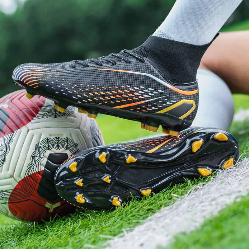 Football Shoes Men X2308 White TF/FG Original Professional Youth Anti-slip Indoor Fast Soccer Outdoor Training Football Sneaker