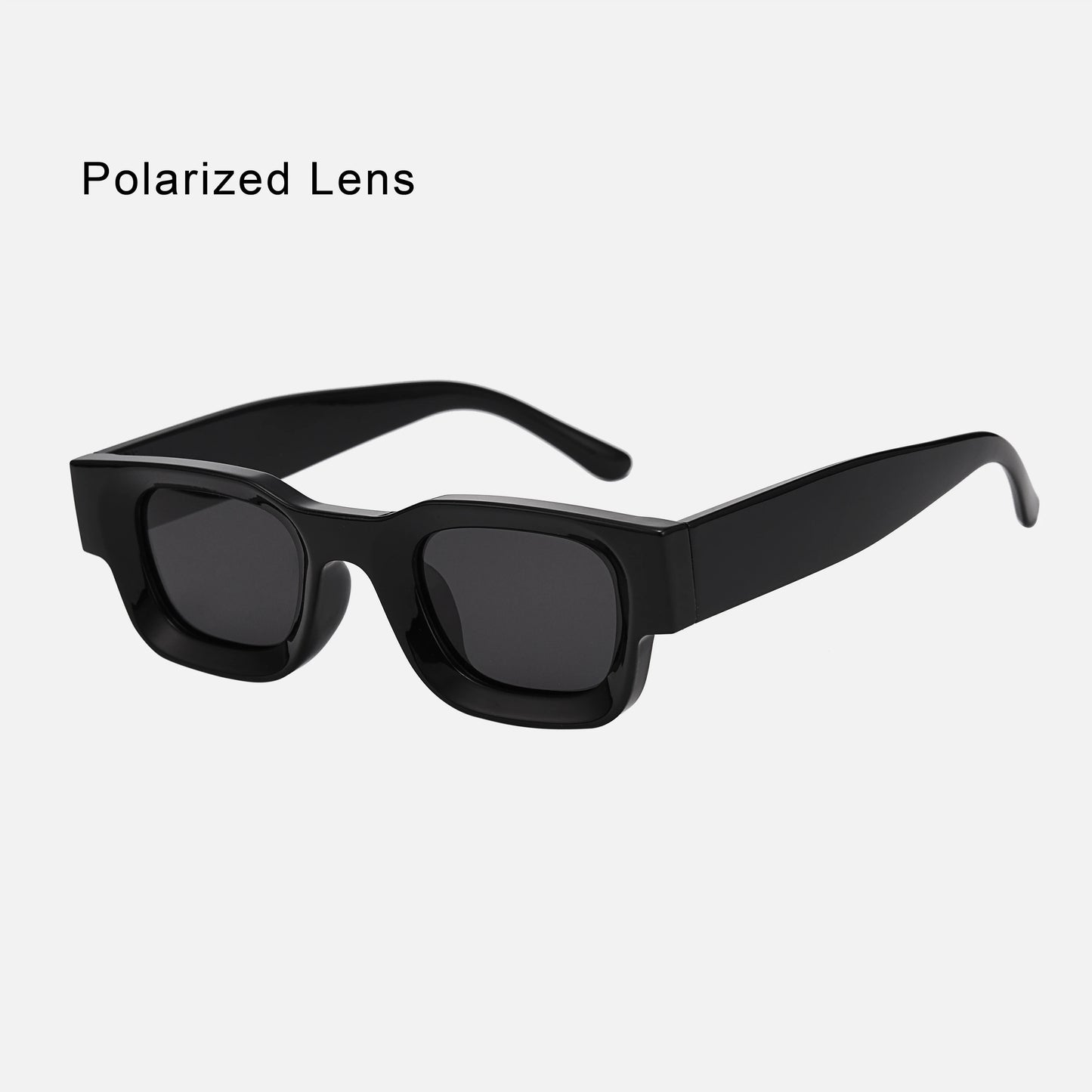 Small Rectangle Polarized Sunglasses Women Fashion Retro Brand Square Sun Glasses Men Classic Vintage Black Punk Shades UV400
