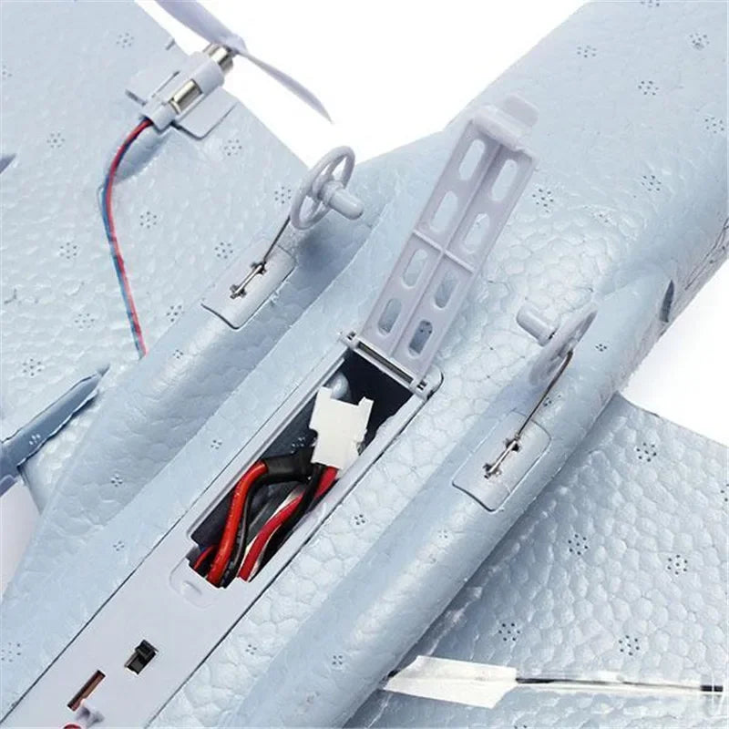 C-17 RC Drone DIY Aircraft Transport Aircraft 373mm Wingspan EPP RC Drone Airplane 2.4GHz 2CH 3-Axis Aircraft Toy for Children