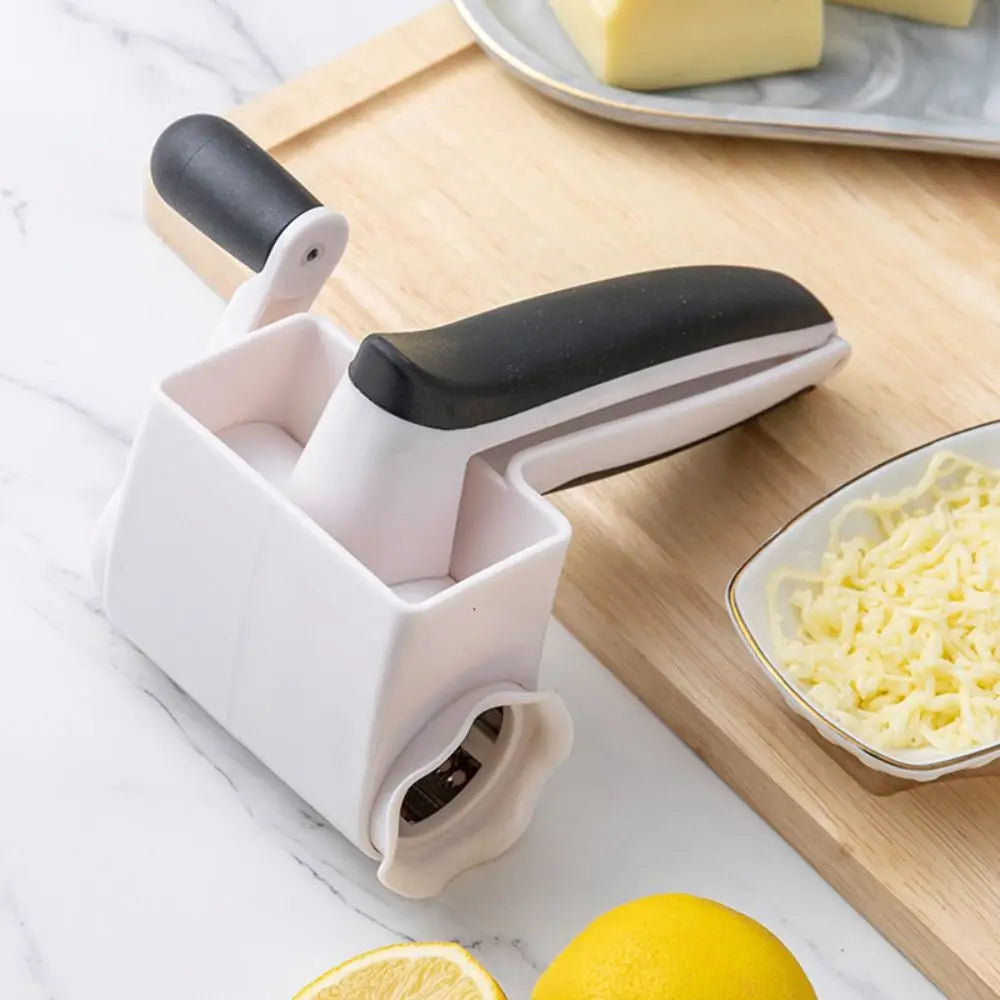 3-in-1 Hand-Cranked Cheese Grater Rotary Multi-functional Parmesan Cheese Shredder Hand Crank Stainless Steel Drum