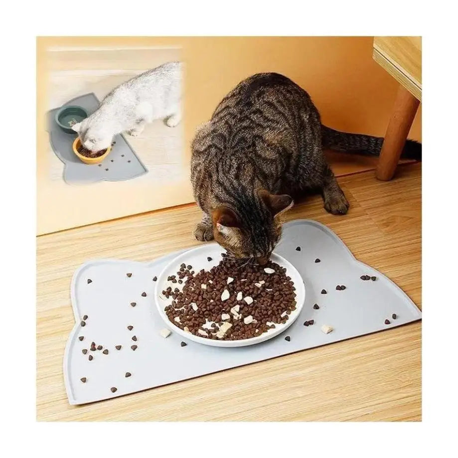1 Pcs Anti Overflow Anti Slip Waterproof and Easy To Clean Pet Silicone Meal Mat Cat and Dog Mat Pet Meal Mat