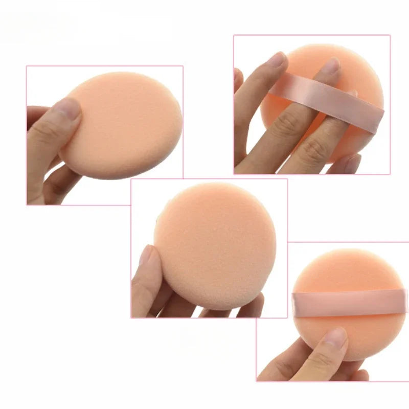 5/10Pcs Facial Powder Foundation Puff Round Shape Portable Soft Cosmetic Puff Makeup Foundation Sponge Beauty Tool Professional