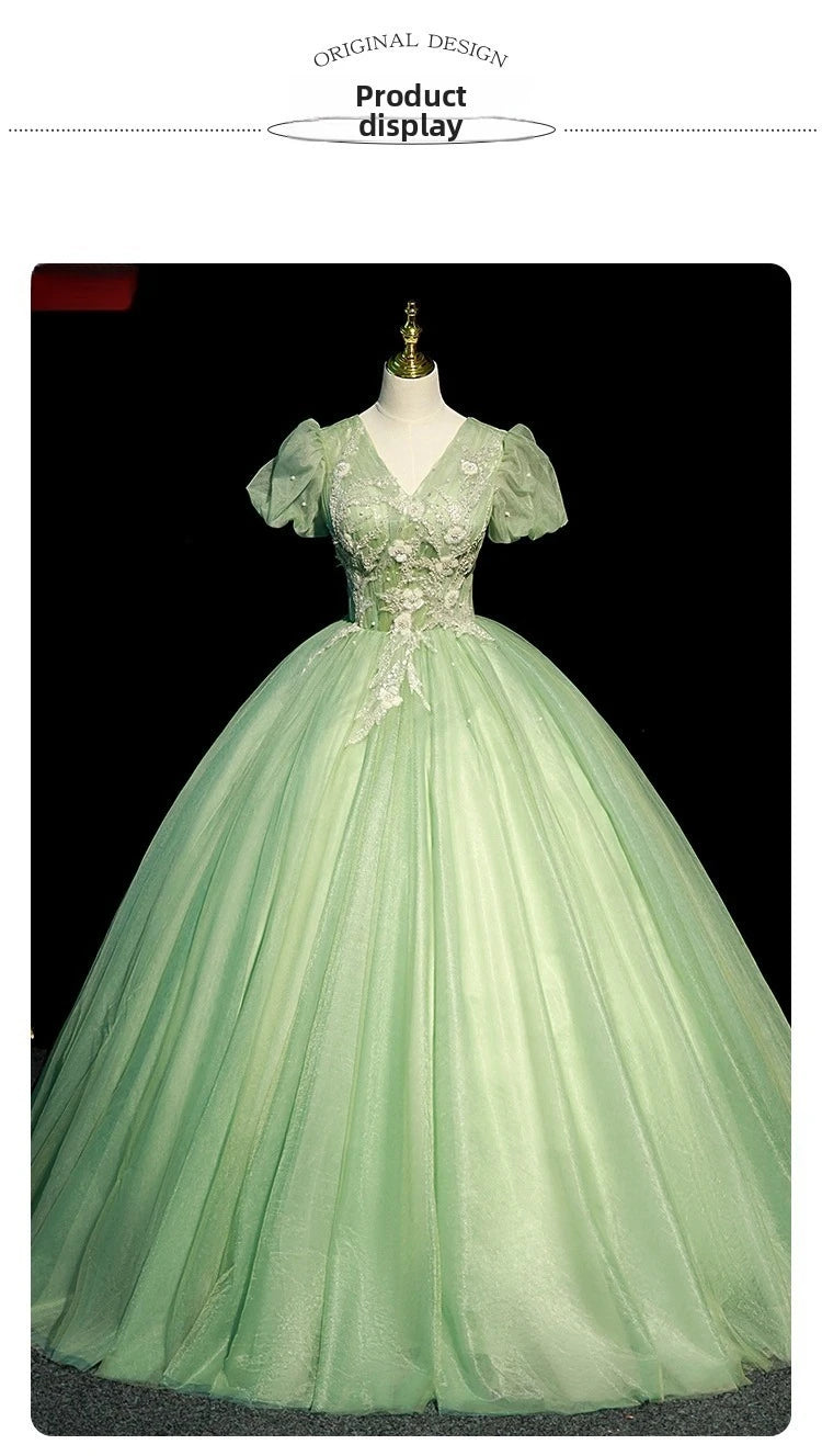 European and American Evening Dress, Voice, Vocal, Piano Art Exam, Solo Performance, Puffy Dress, Host Dress, Adult Ceremony
