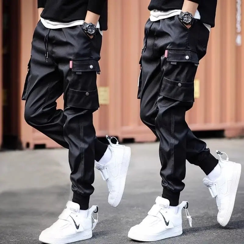 Men's Pants Fashionable Casual Jogging Pants 2025 Street Wear Workwear Pants Men's Multi Pocket Pants Fitness Men Sports Pants
