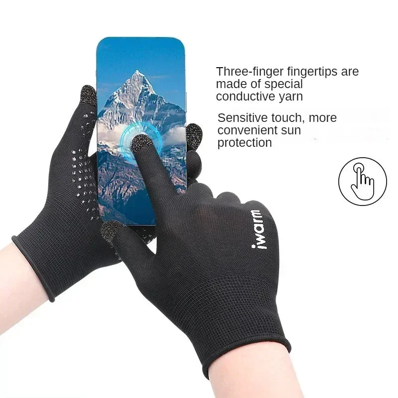 Winter Warm Gloves Touch Screen Windproof Cold-proof Cycling Gloves, Men's Women's Running, Hiking Skiing Gloves