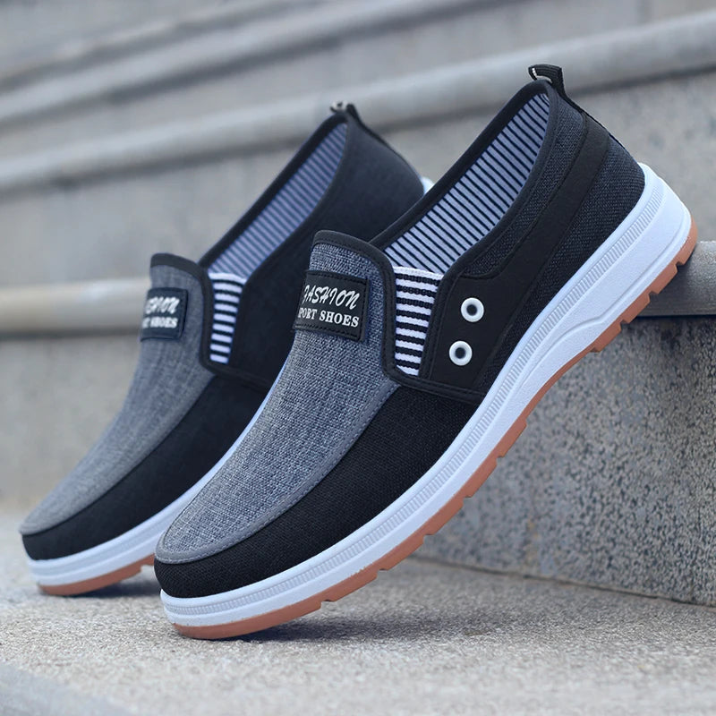 Men's Fashionable Solid Knitted Running Shoes - Lightweight, Breathable and Non-Slip - Perfect Sports Shoes for Outdoor Adventure