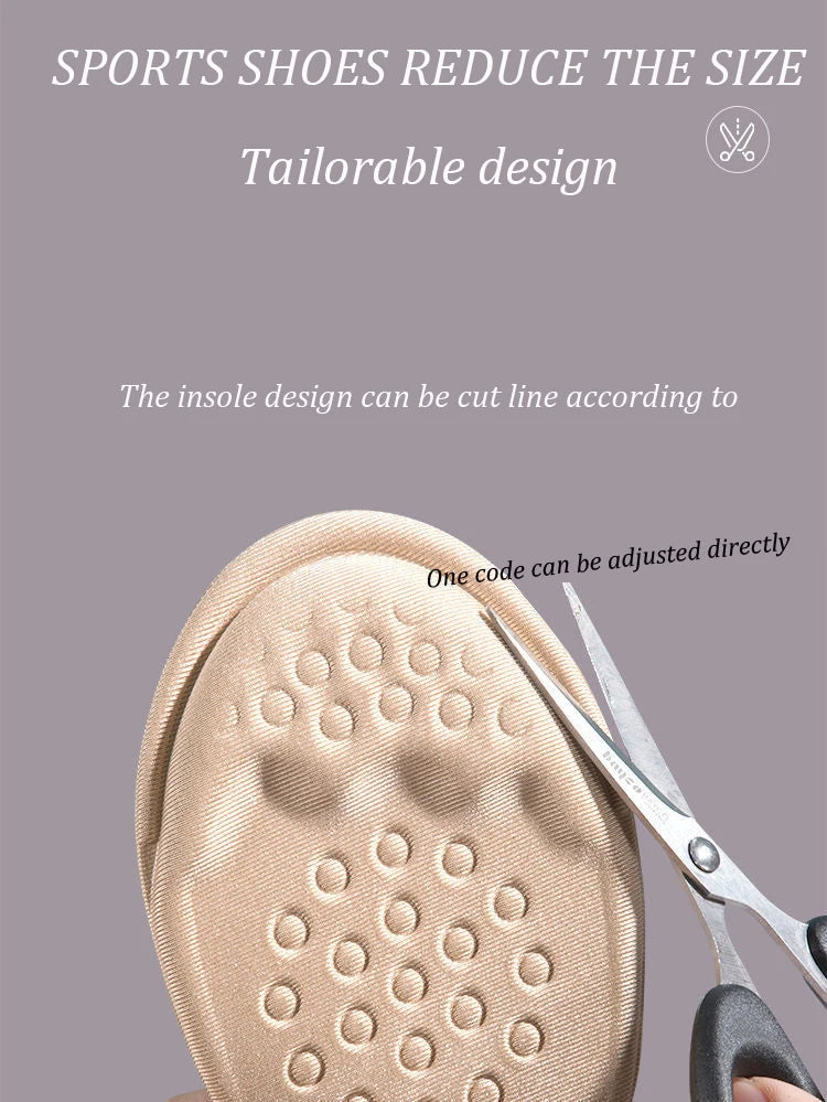 Forefoot Pads for Women High Heels Half Insoles Forefoot Anti-Slip Pain Relief Insert Shoe Size Reduce Filler for Too Big Shoes