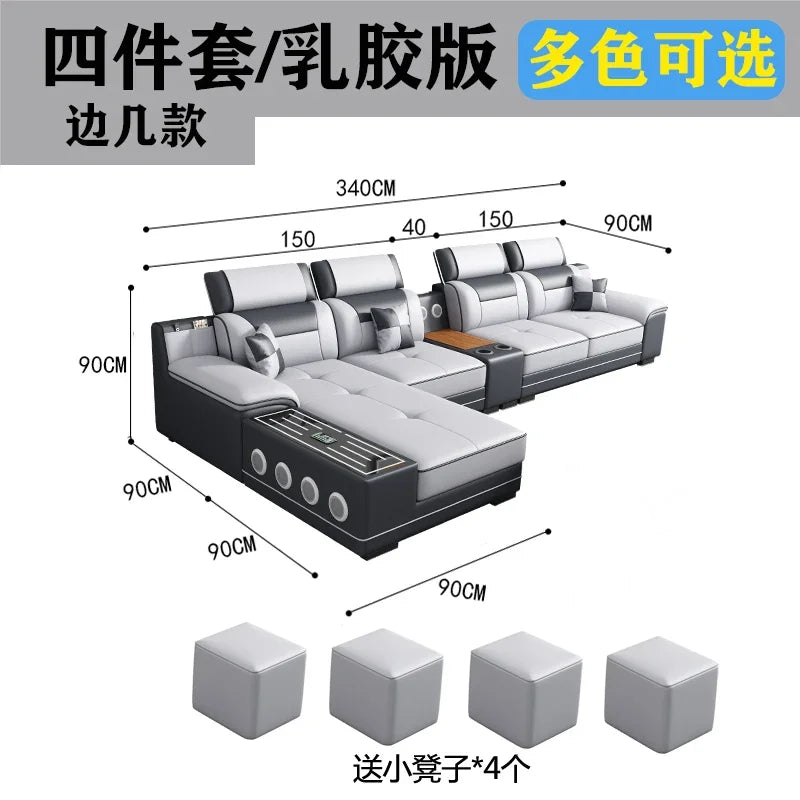 Seater Modern Sofa Ajustable Luxury Sectional Multifunctional Reclining Sofa Cushion Lazy Meubles De Maison Salon Furnitures