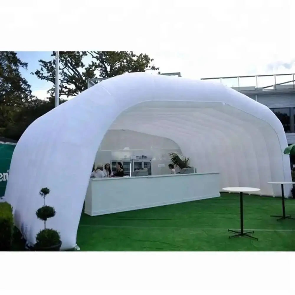 Giant Red Tent While Iatable Stage Cover Shelter Air Roof For Outdoor Activities And Promotion Display