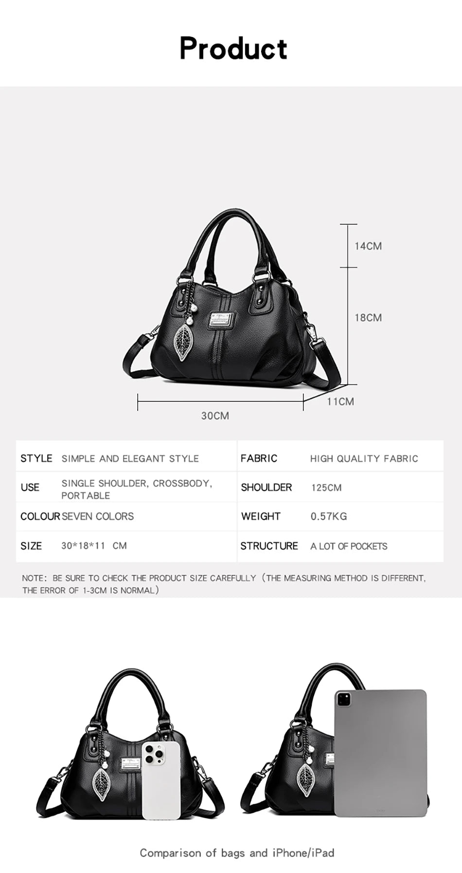 2024 New 3-layer Large Capacity Women Tote Bag Fashion Women's Trendy Shoulder Bags High Quality Soft Leather Female Handbag Sac