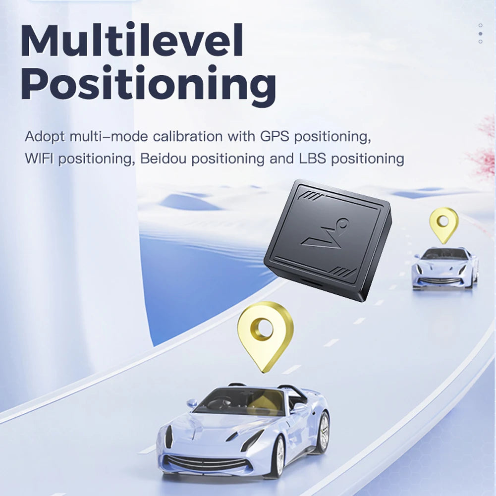 4G GPS Tracker with App Real Time Car Tracking Device Anti-Lost Recording Tracking Device for Elderly Children Pets Car