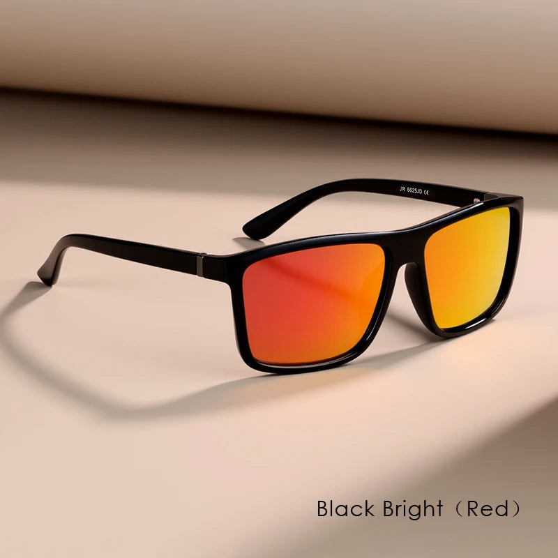 Classic Square Polarized Sunglasses Men Women Retro Black Sun Glasses Male Female Fashion Summer Anti Glare Driving Shades UV400