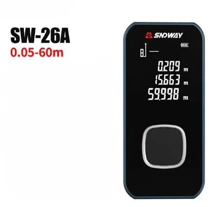 Mini Metal Laser Distance Meter 40M 50M 60M 100M IN FT M Tape Measure Trena Lazer Rangefinders OLED Display Construction Tools