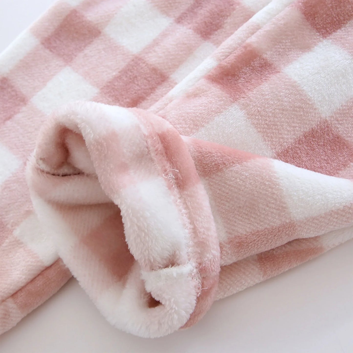 Pajama Pants Women's Trousers Autumn Winter Coral Fleece And Thick Plaid Warm Pants Flannel Home Pants Loose Lounge Wear
