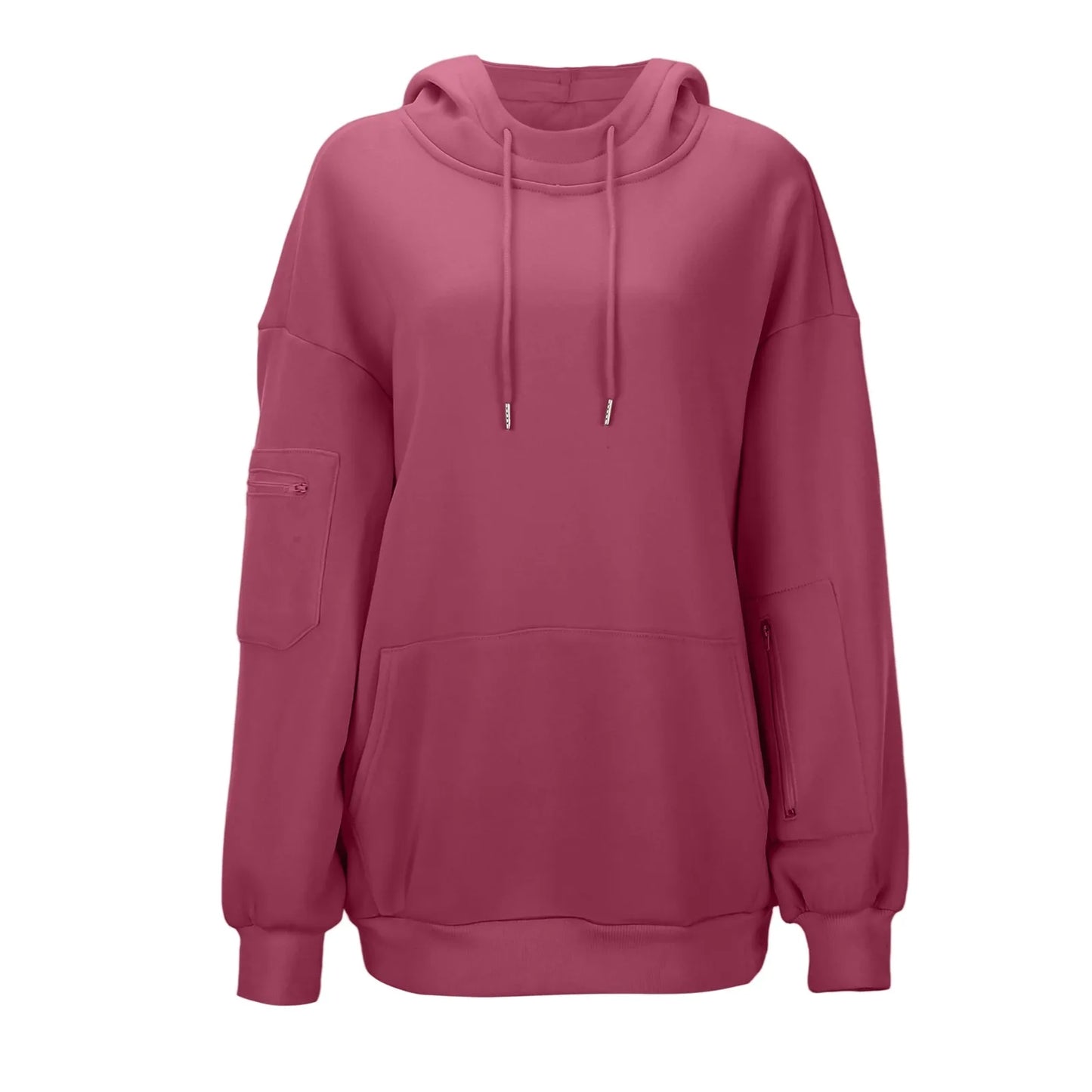 Oversize Hooded Sweatshirt Women With Eye Mask Solid Color Loose Casual Hoodies Sport Running Plus Size Sweatshirt Pullover