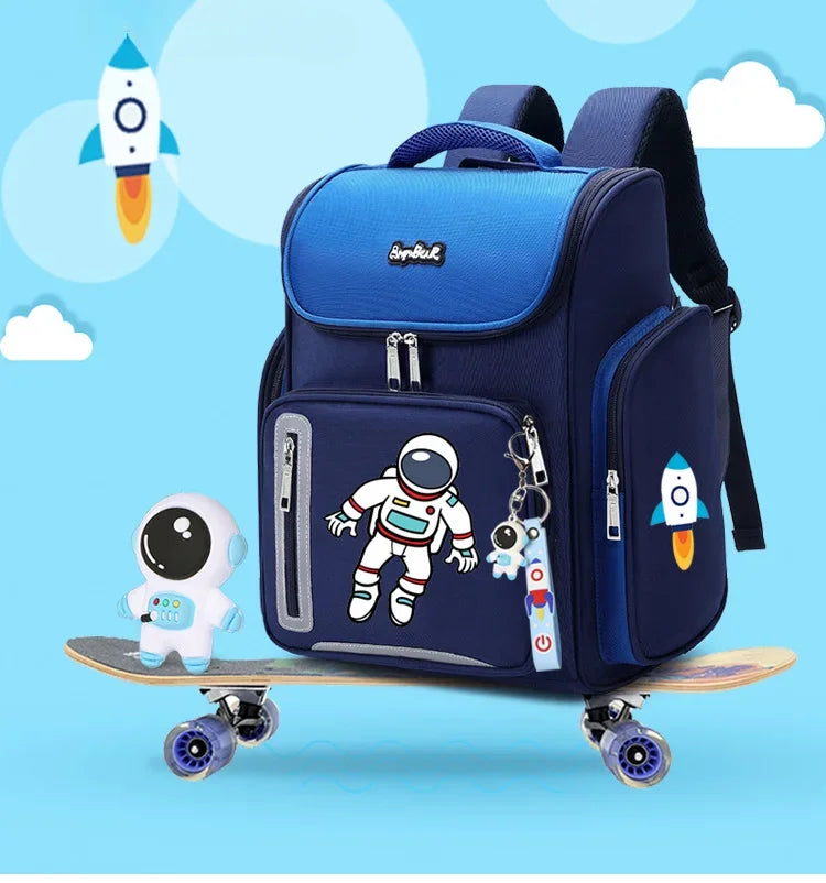 Kids Backpack Children School Bags for Boys Girl Astronaut School Backpack Waterproof Primary Student Book Bag Mochila Infantil