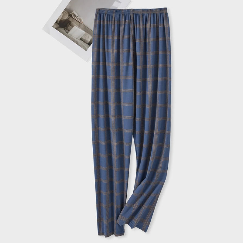 Pajama Pants Men's Spring and Autumn Loose Casual Trousers Home Pants Men's Home Pants Can Be Worn Outside