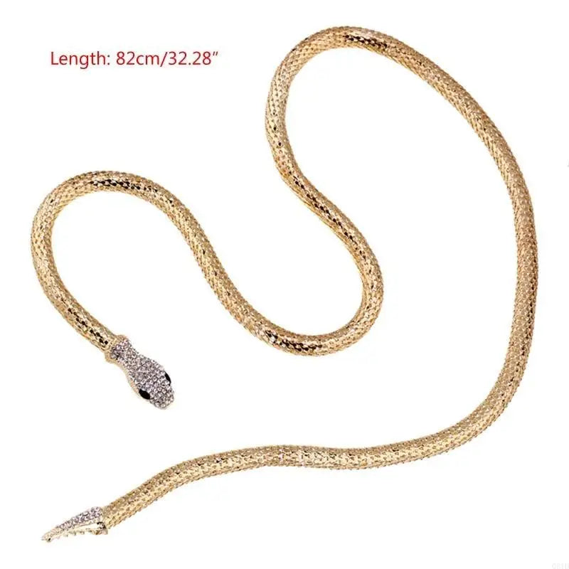 Snake Necklace Flexible Twisty Multi-Purpose Necklace Bracelets Collar Necklace Punk Gothic Jewelry for Women Gift