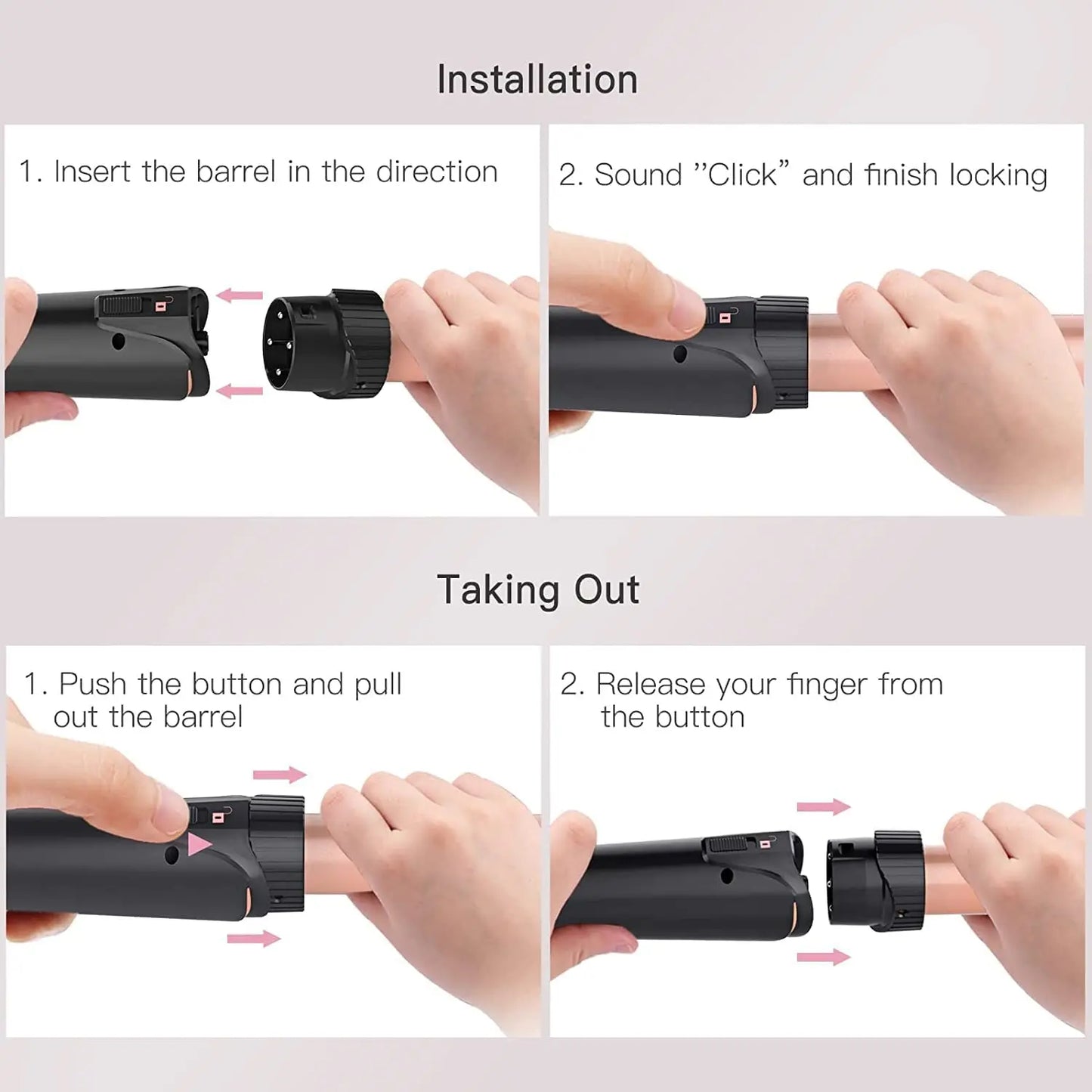 Curling Iron 5-in-1 Hair Curler Professional Curling Wand Beach Waves Hair Tools Appliances Suitable For All Hair Types