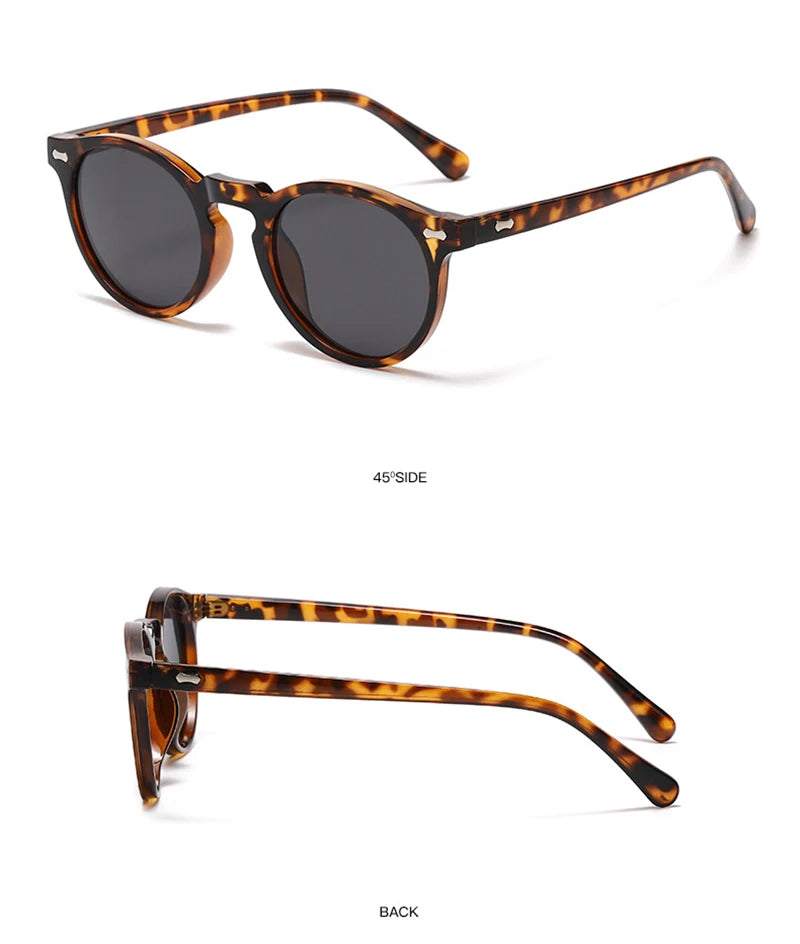 New Retro Polarized Sunglasses Men Women Fashion Small Round Sun Glasses For Male Female Literary Vintage Shades Driving Eyewear