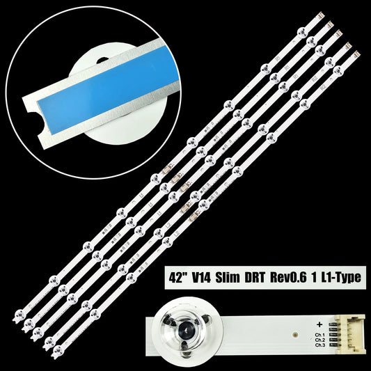 LED Strip For 42'' V14 Slim DRT 42LB674V 42LB750T 42LB6800 42LB670T 42LY970H 42LB700V 42LB671V 42LB670V 42LB673V 42LB676V