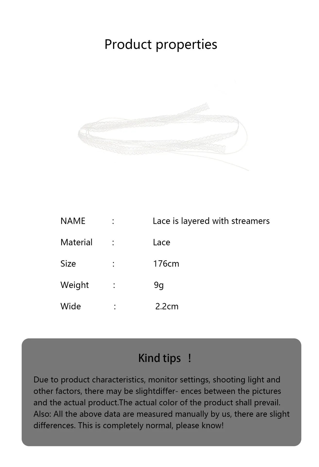 Black White Lace Necklace Versatile Long Ribbon Layered Clavicle Chain Choker for Woman Girls Wear Neck y2k Decoration Jewelry