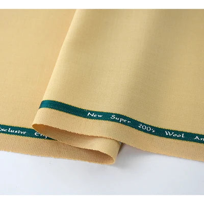 High Count 50% Worsted Wool Fabric For Suits Sewing Blazer Vest Pants Coat DIY High End 280g/m Serge Cloth Material 50X150cm