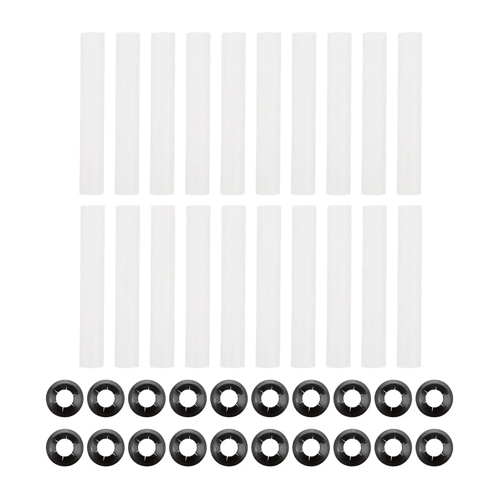 20Pcs Garage Door Hinge Quiet Roller Sleeves Roller Shaft Gaskets Compatible with Quiet Garage Door Rollers Bearing