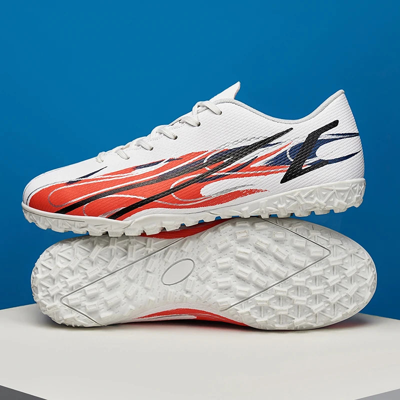 Large Size 46 47 Football Shoes for Men Training Sports Matches Artificial Grass TF Spike Cross-Border Shoe Male Footwear