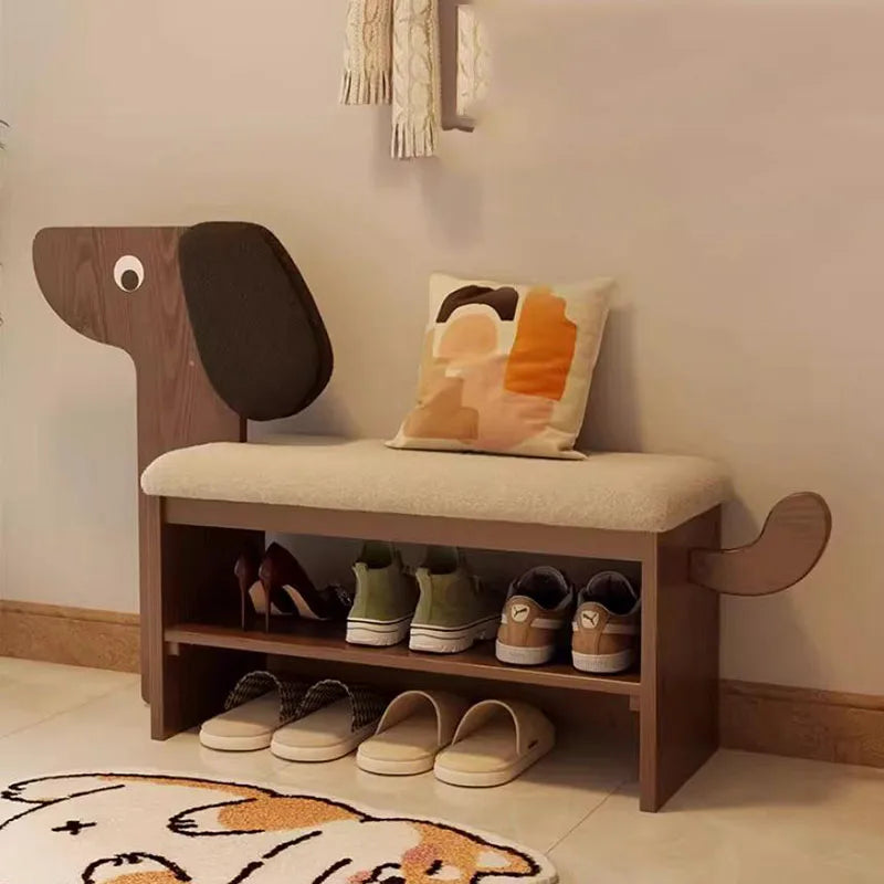 Modern Children Foot Stool Hallway Entryway Accent Pouf Mobile Unique Foot Stool Low Storage Tabouret Lounge Suite Furniture