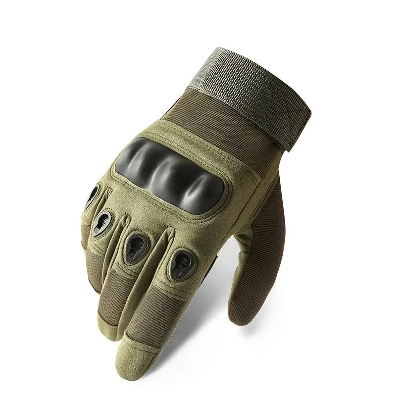 1Pair Tactical Fingerless Gloves for Men - Ideal for Outdoor Sports, Shooting, Hunting, Airsoft, and Cycling
