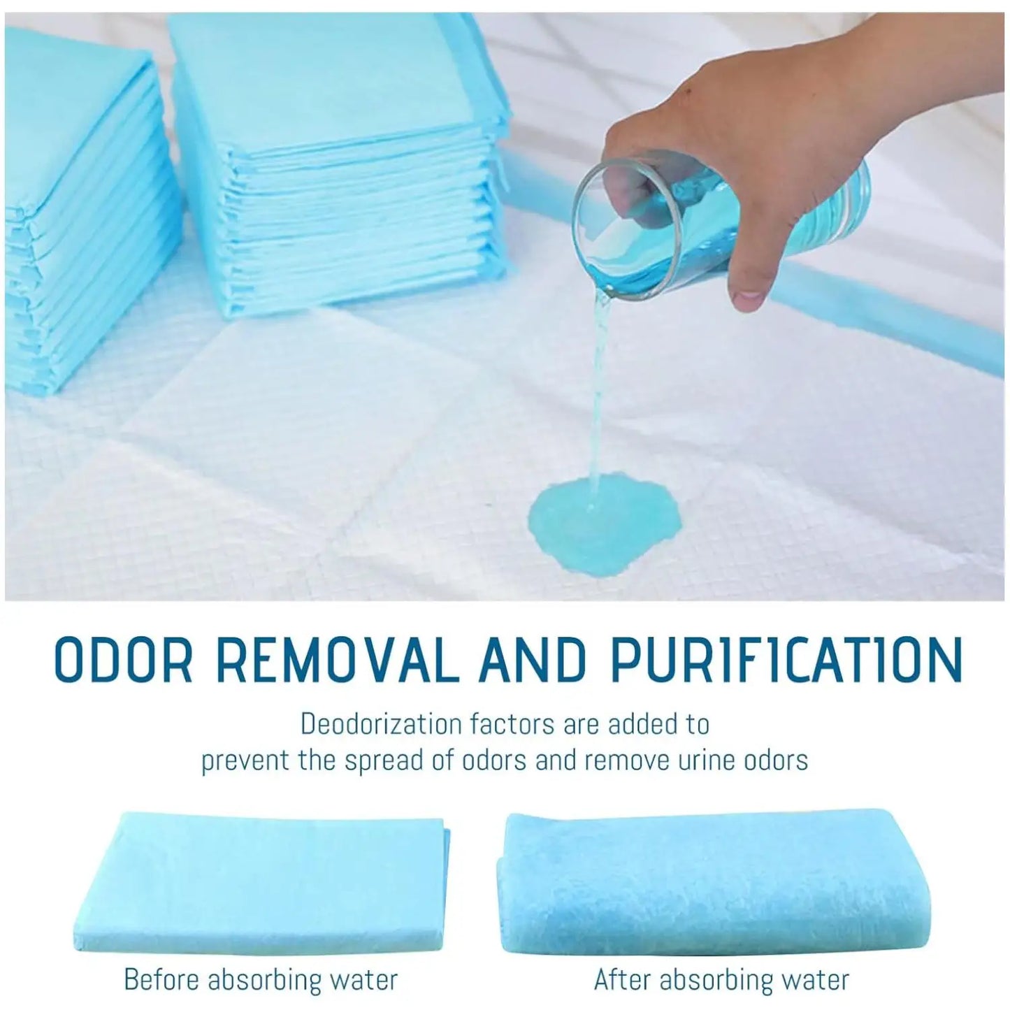 Pet pad, dog and cat pee training pad, pet toilet training pad, suitable for family reserve, pet shop, pet charity