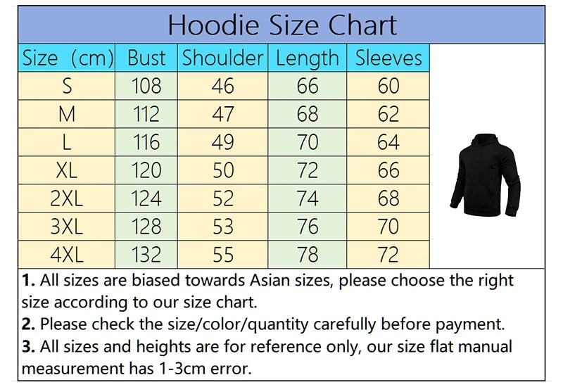 Milan Fashion Men's Hoodies High Quality Hooded Long Sleeved Pullover Male All Season Daily Casual Sports Fitness Sweatshirts