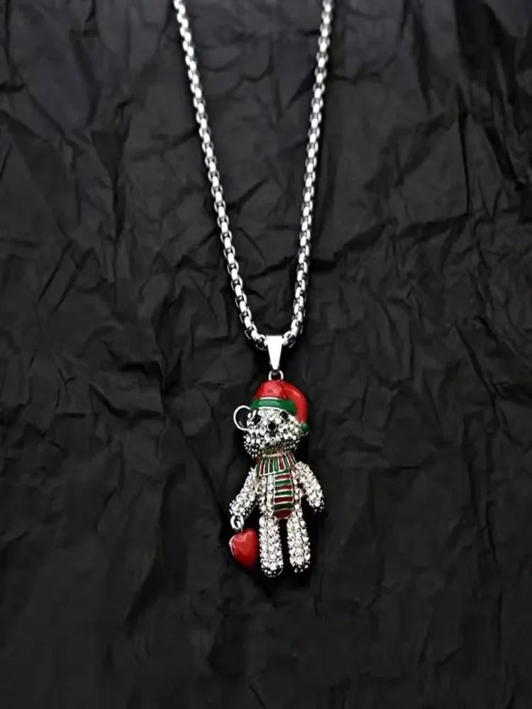 Niche design sense two wear zipper collarbone necklace women's new couple light luxury niche personality sweater chain choker