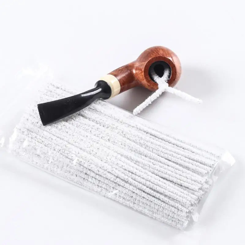 Smoking Essentials: 100pcs Wooden Pipe Cleaning Tools for Tobacco Pipes