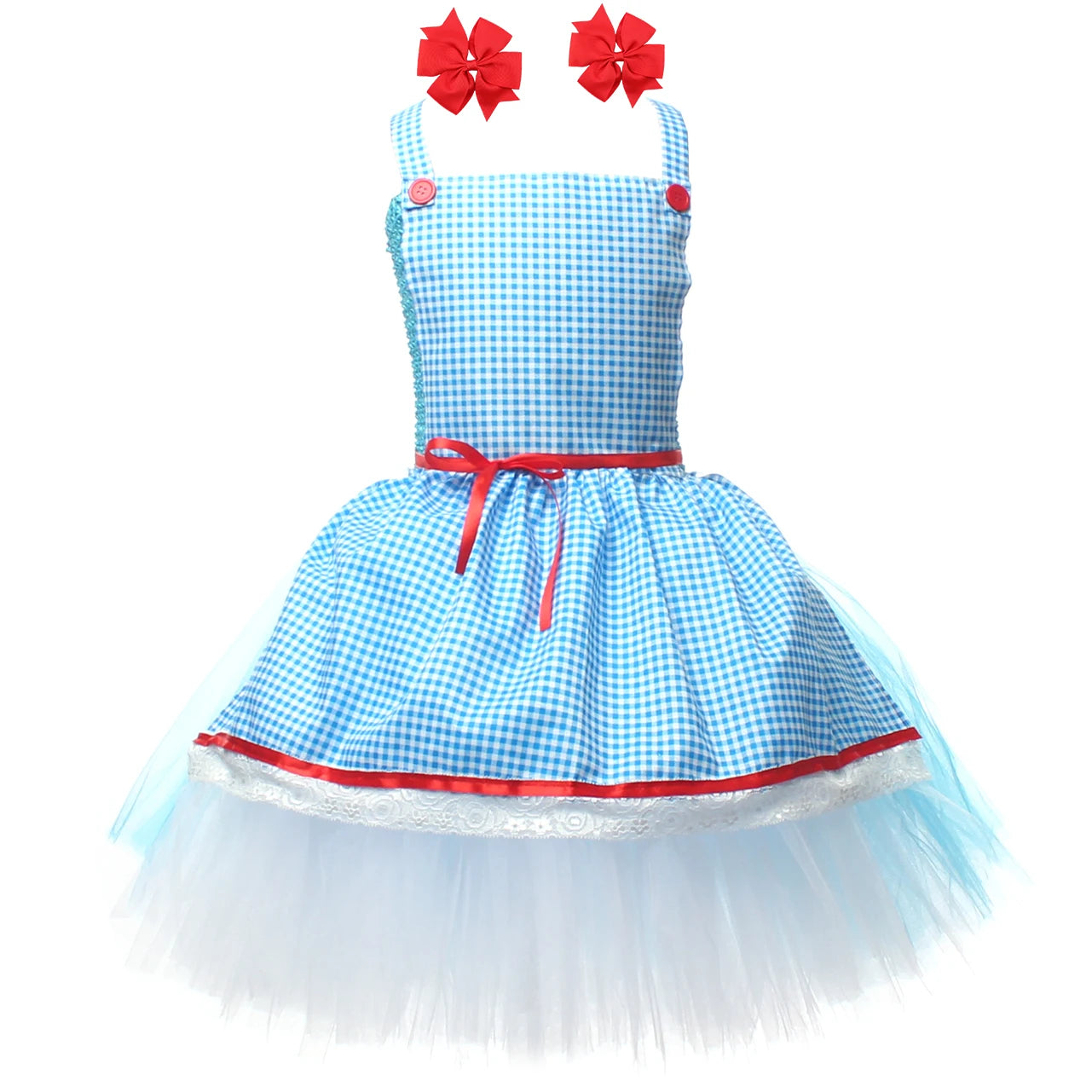 Kids Girls Halloween Costume Wizard of Oz Scarecrow Tin Man Lion Witch Princess Tutu Dress Role Play Party Stage Dress Outfit