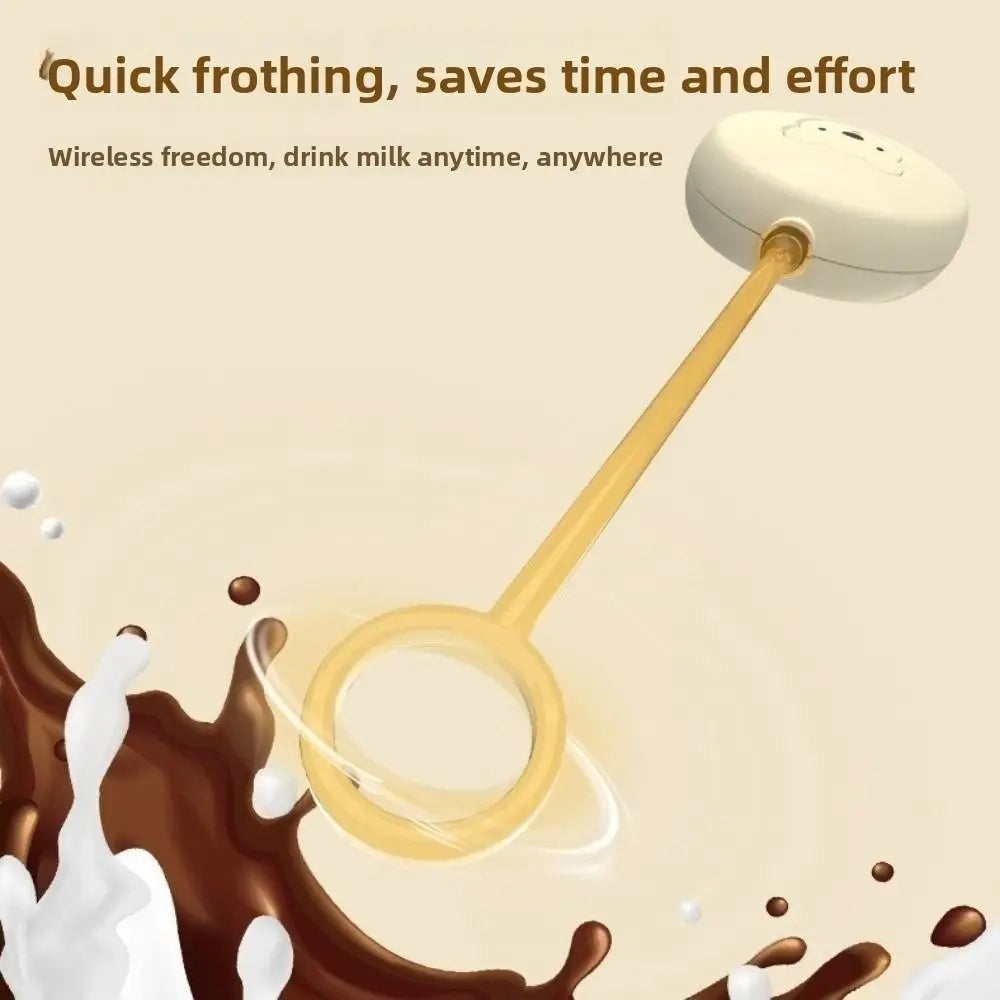 Wireless Electric Milk Frothers Electric Automatic Milk Foaming Mixer Portable Battery Model Electric Handheld Blender