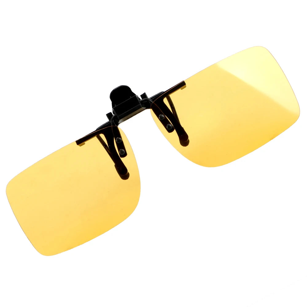 Driver Goggles Polarized Sun Glasses For Men Women Clip On Sunglasses Driving Night Vision Lens Anti-UVA UVB