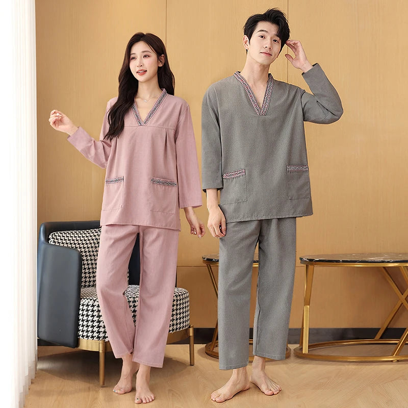 Men's Long Sve Sauna Robe Winter Bathing Suit Health Massage Parlor Foot Bath op St Bathing Clothes Cotton Material