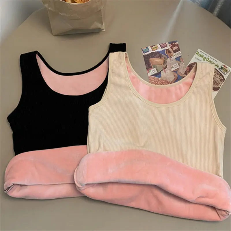 Thermal Underwear Vest Thermo Lingerie Woman Winter Clothing Comfortable Warm Top Inner Wear Thermo Shirt Ladies Undershirt New
