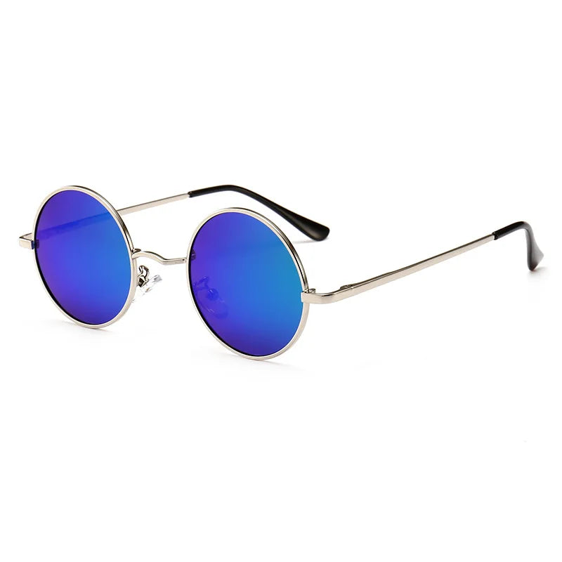 Round Polarized Sunglasses Men Women Retro Sun Glasses Male Female Brand Designer Metal Frame Eyewear Driving Eyeglasses UV400