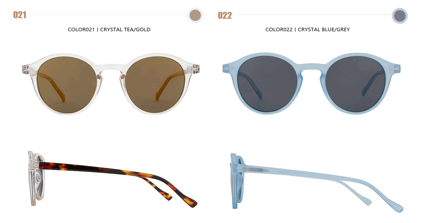 ZENOTTIC Retro Polarized Sunglasses 2023 2024 Men Women Vintage Small Round Frame Sun Glasses Polarized Lens UV400 Goggles Shade