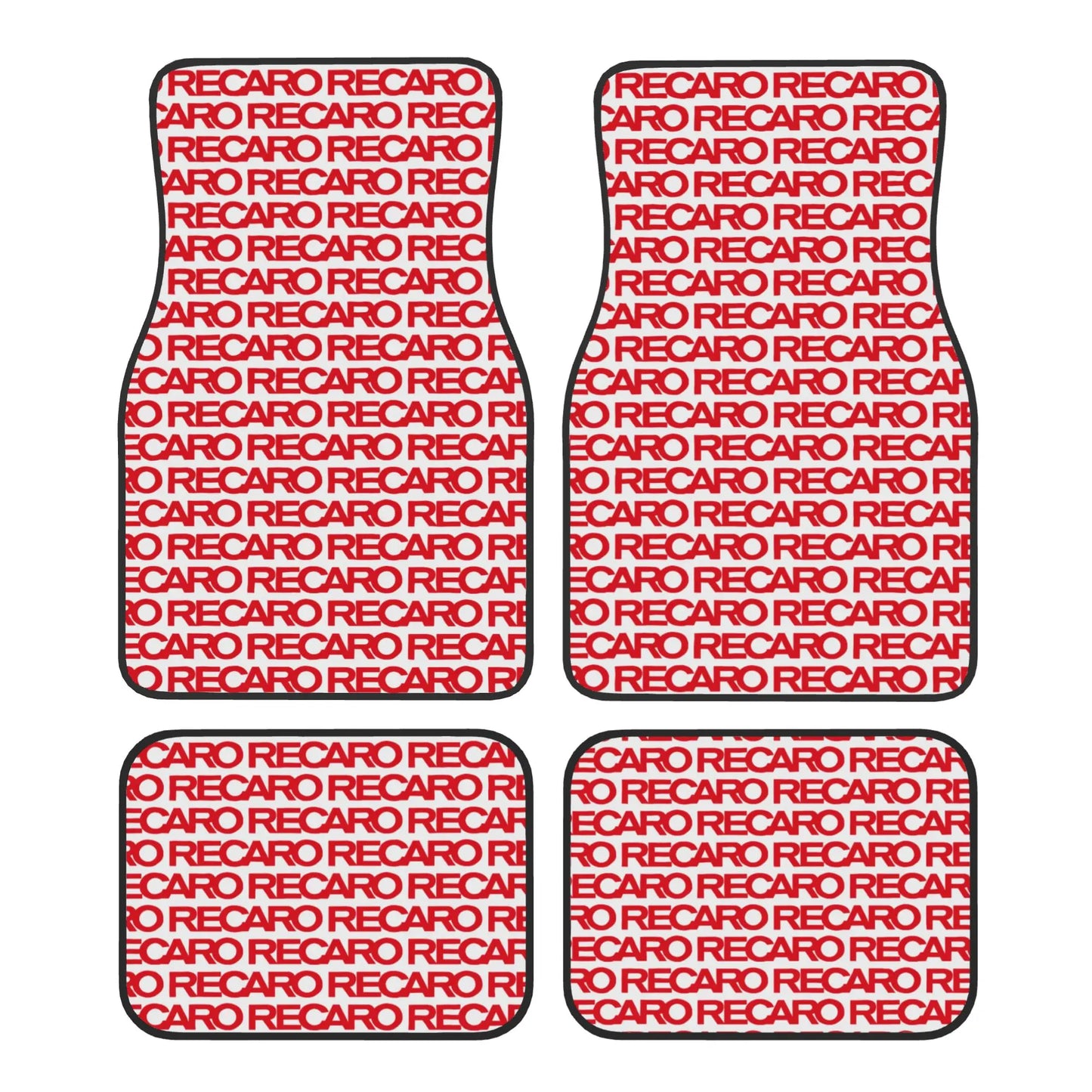 Crystal Velvet Car Floor Mats 4 Pcs Non-Slip Carpets Rugs Recaros  Universal Car Front Rear Carpets Foot Mats