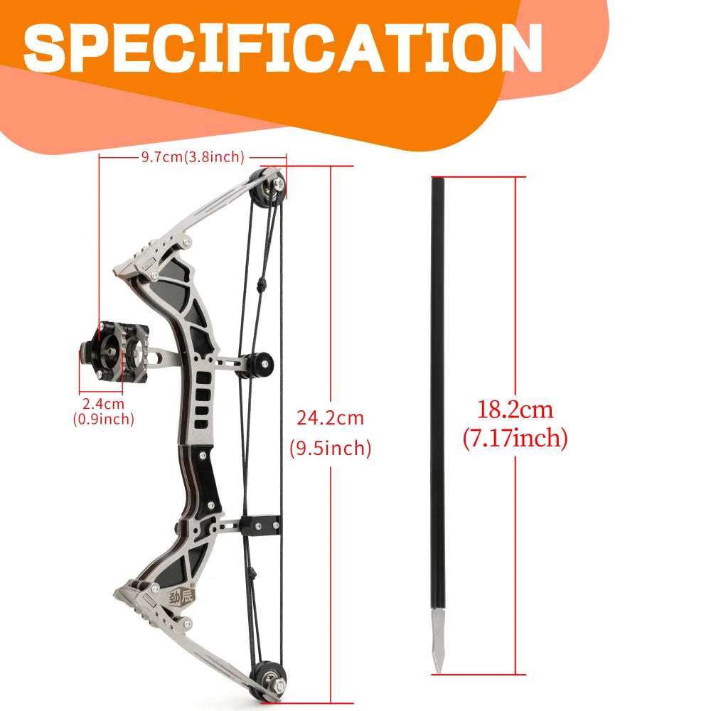 Archery Compound Bow 10lbs/12lbs/16lbs/15-32lbs High-Elastic Steel Limbs Suitable Beginners Target Shooting Outdoor Practice