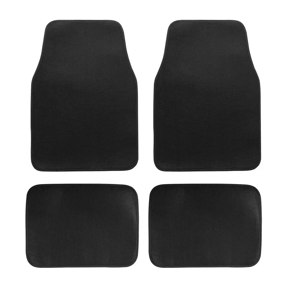 Universal Car Automotive Carpet Floor Mats 1/2/4pcs For Auto SUV Sedans Vans Accessories Dirt and Wear-resistant