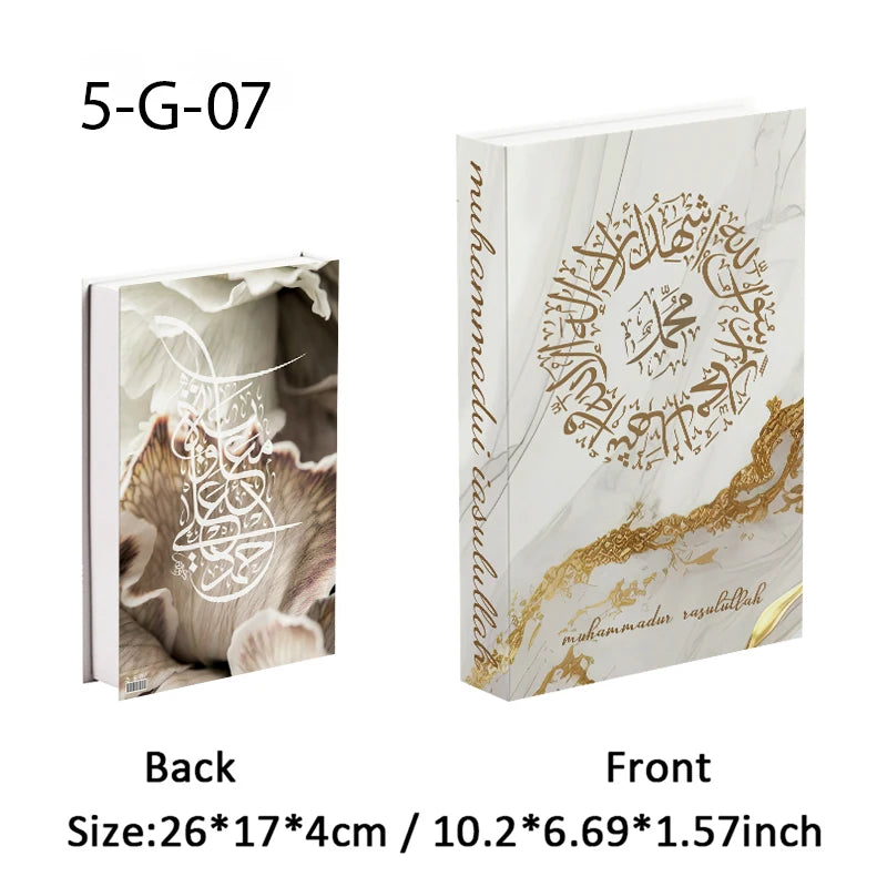 Islamic Church Writing Culture Fake Books Decorative Coffee Table Decoration Storage Box Bookshelf Bedroom Aesthetic Home Decor