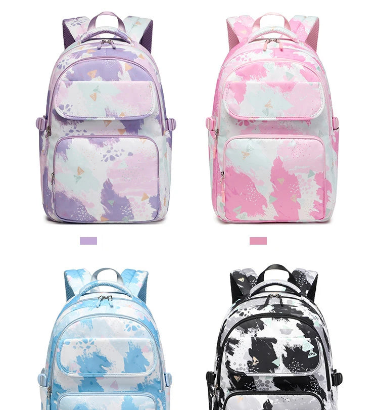 School Bags for Girls Set Waterproof Girls' School Backpack Pencil Cases Lunchbox Aesthetic Class Bags Designer Luxury Back Pack