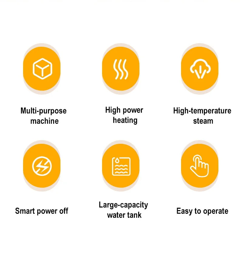 Handheld Steam Cleaner Automotive Sterilization Disinfection High Temperature Wiper Washer for Floor Kitchen Cars Steam mop