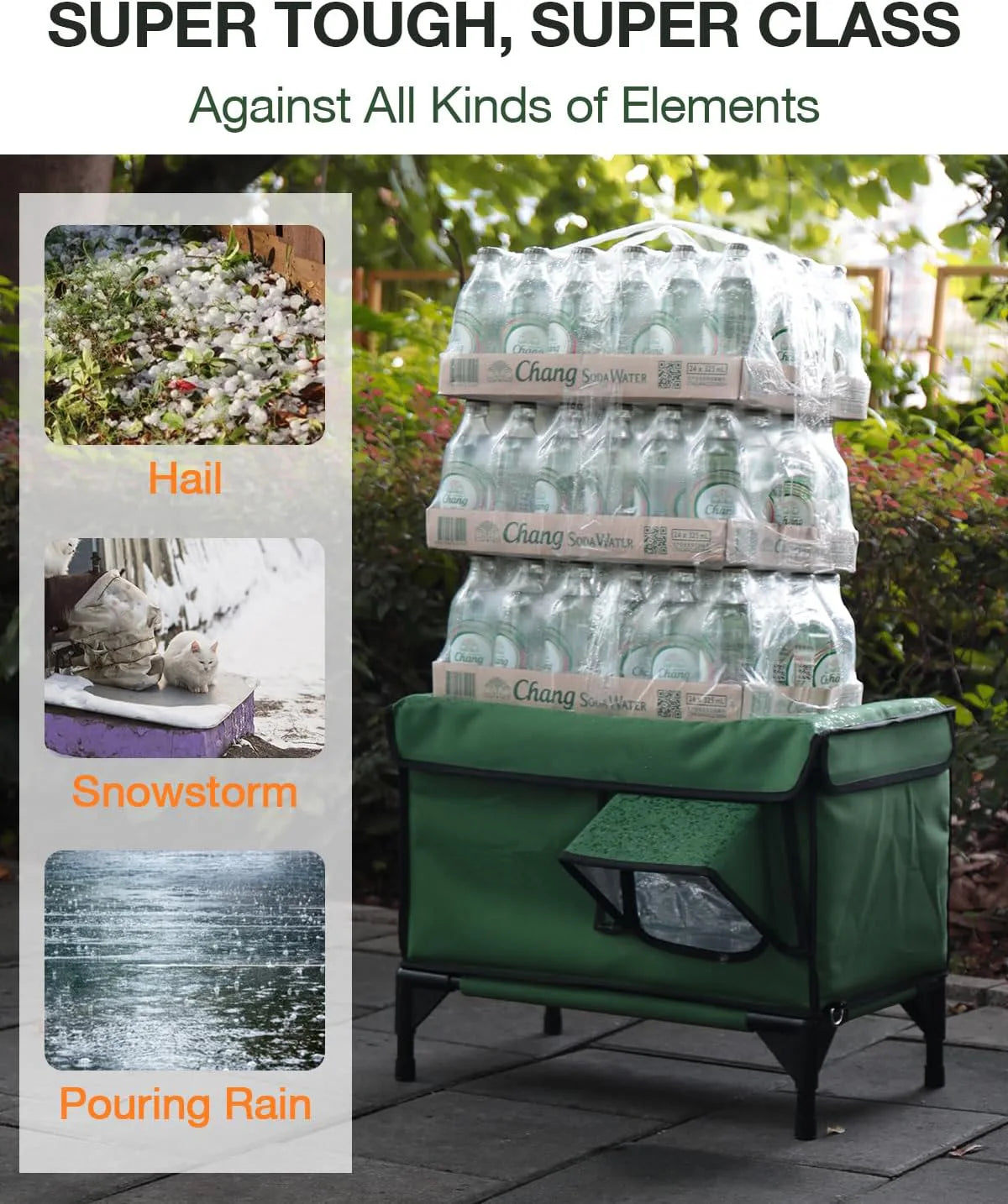 Cat litter Outdoor heating and insulation Cat litter Foldable  cage  delivery room Pet house Universal in all seasons